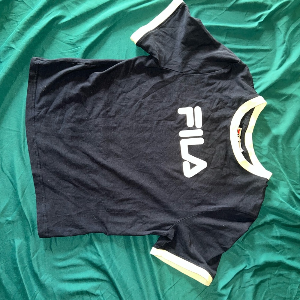 Fila Navy and White Tee Shirt